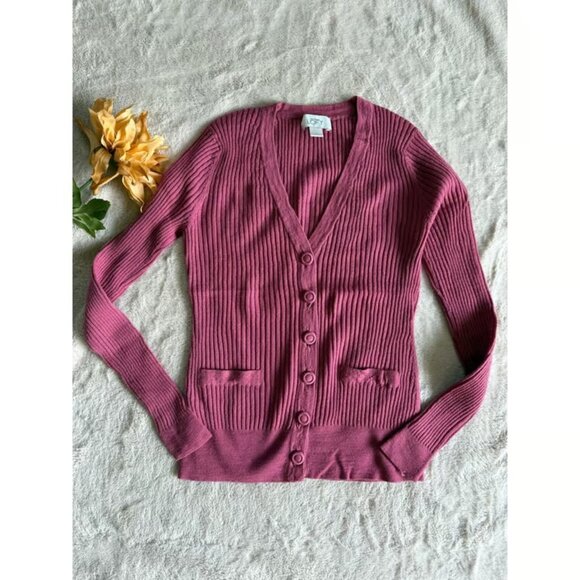 LOFT Sweaters - Ann Taylor Loft Wool Cardigan Sweater Size Small